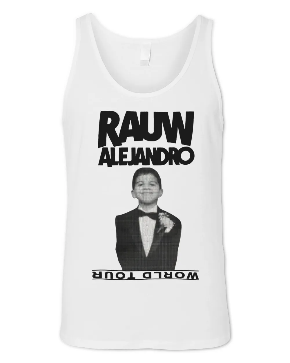 Rauw Alejandro Merch Puerto Rico T-Shirt Unisex Jersey Tank white xs