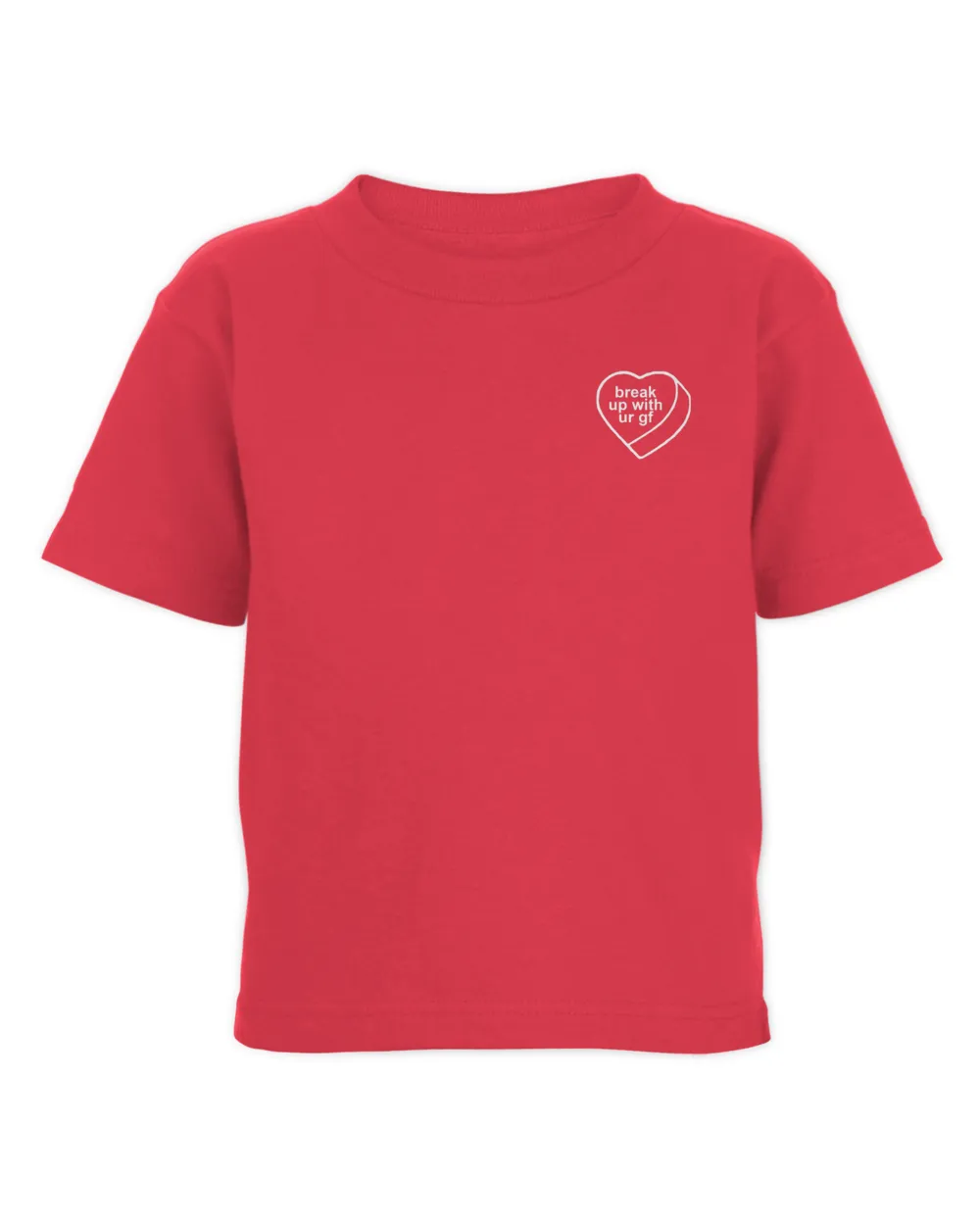 Ariana Grande Merch Break Up With Ur Gf Shirt Toddler Cotton Jersey T-Shirt red 2t