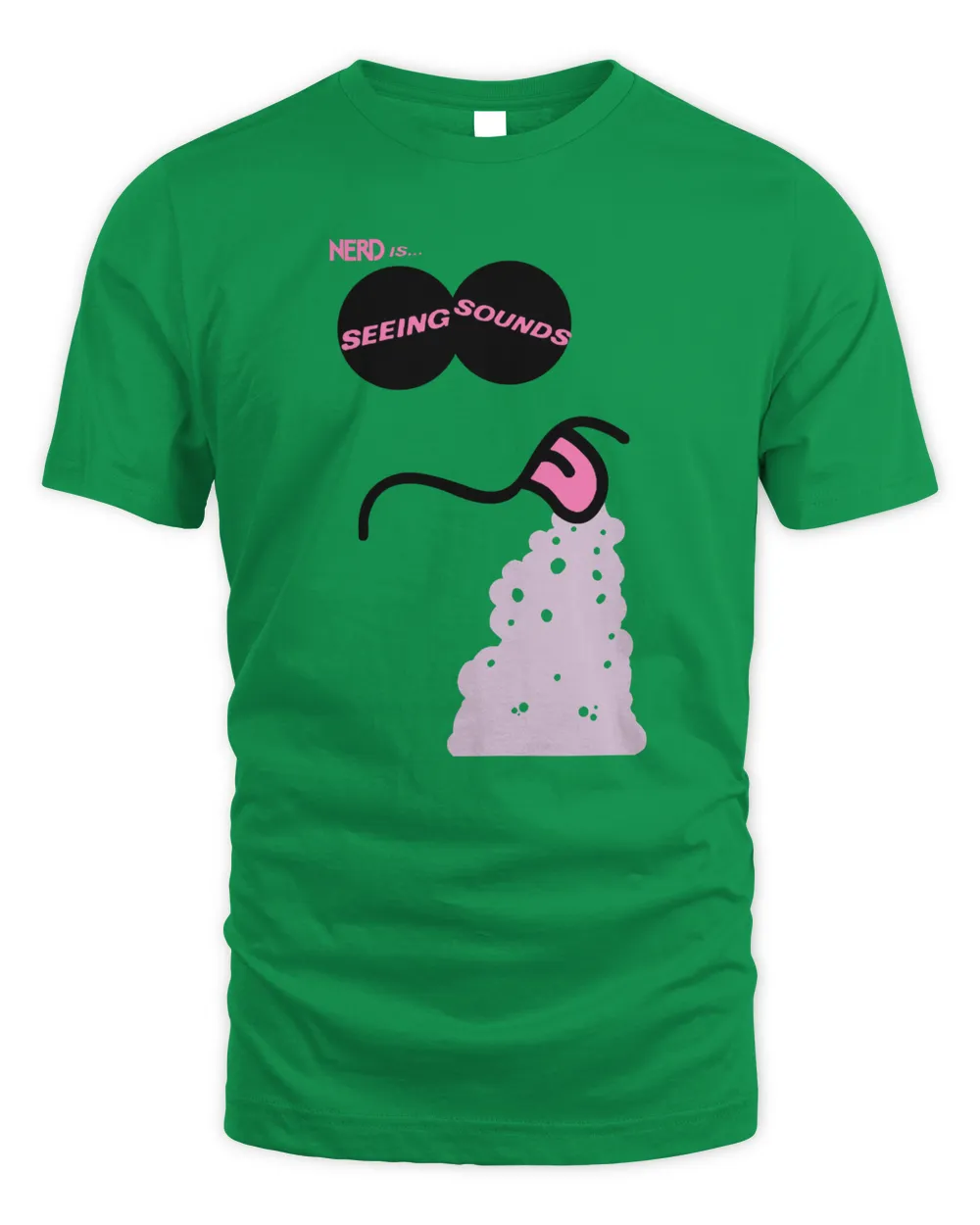 Nerd Merch Tongue Shirt Unisex Standard T-Shirt irish-green s