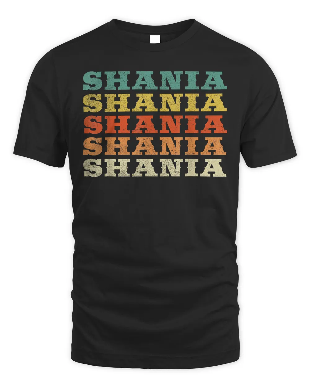 Shania Vintage Retro T-Shirt Unisex Standard T-Shirt black s