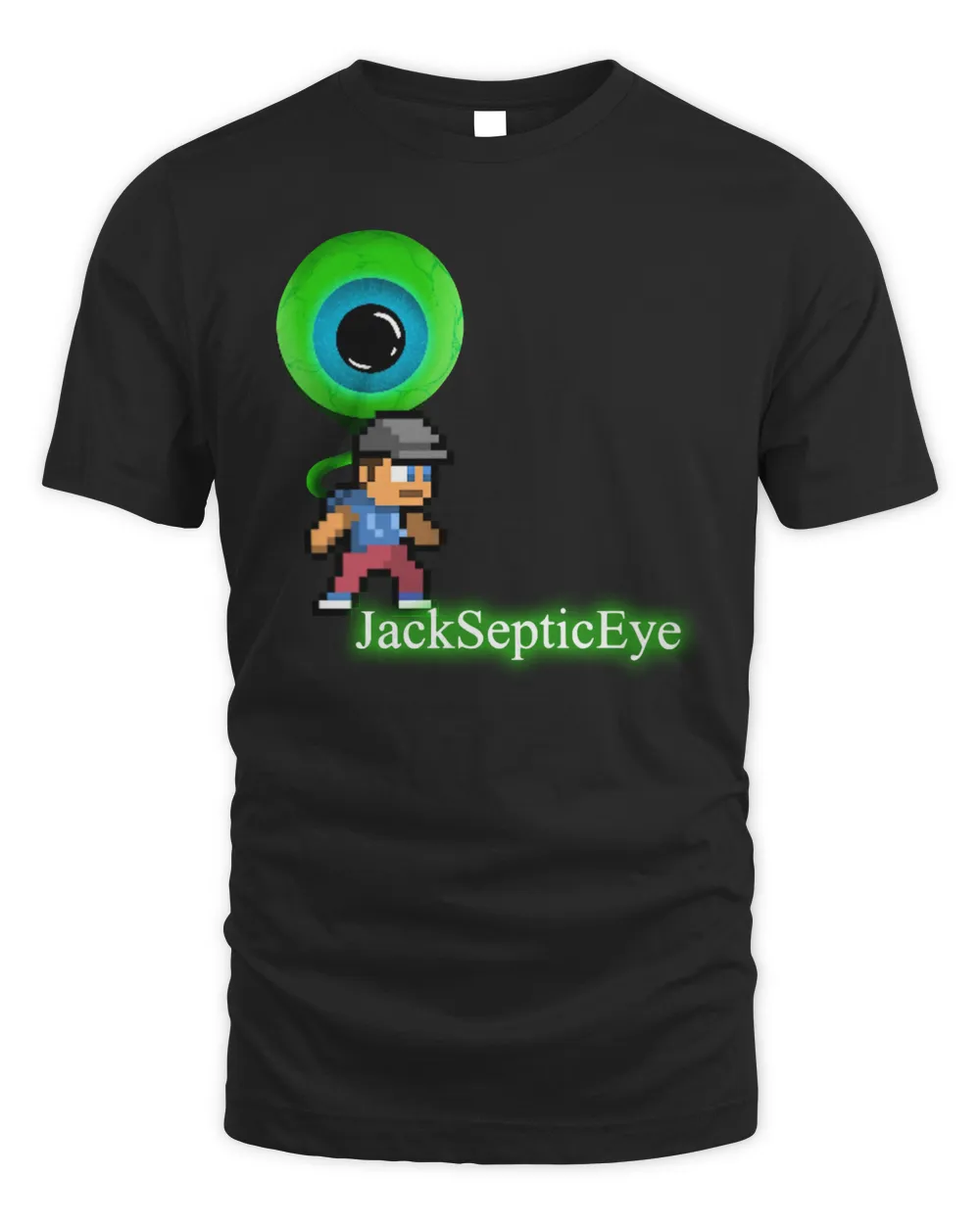 Jacksepticeye Merch Septiceye Sam Classic Shirt Unisex Standard T-Shirt black s