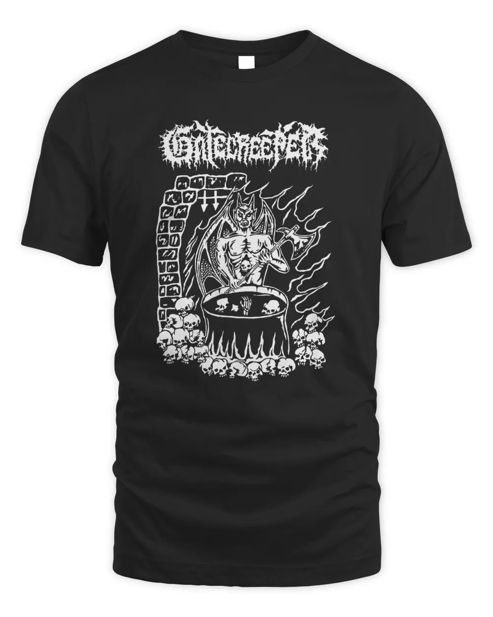 Gatecreeper Merch Boiled Over Shirt Unisex Standard T-Shirt black s