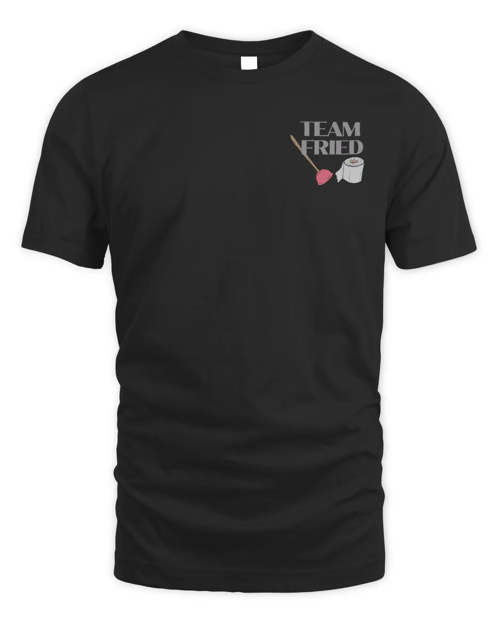 Team Fried Merch Plumbing Service Shirt Unisex Standard T-Shirt black s