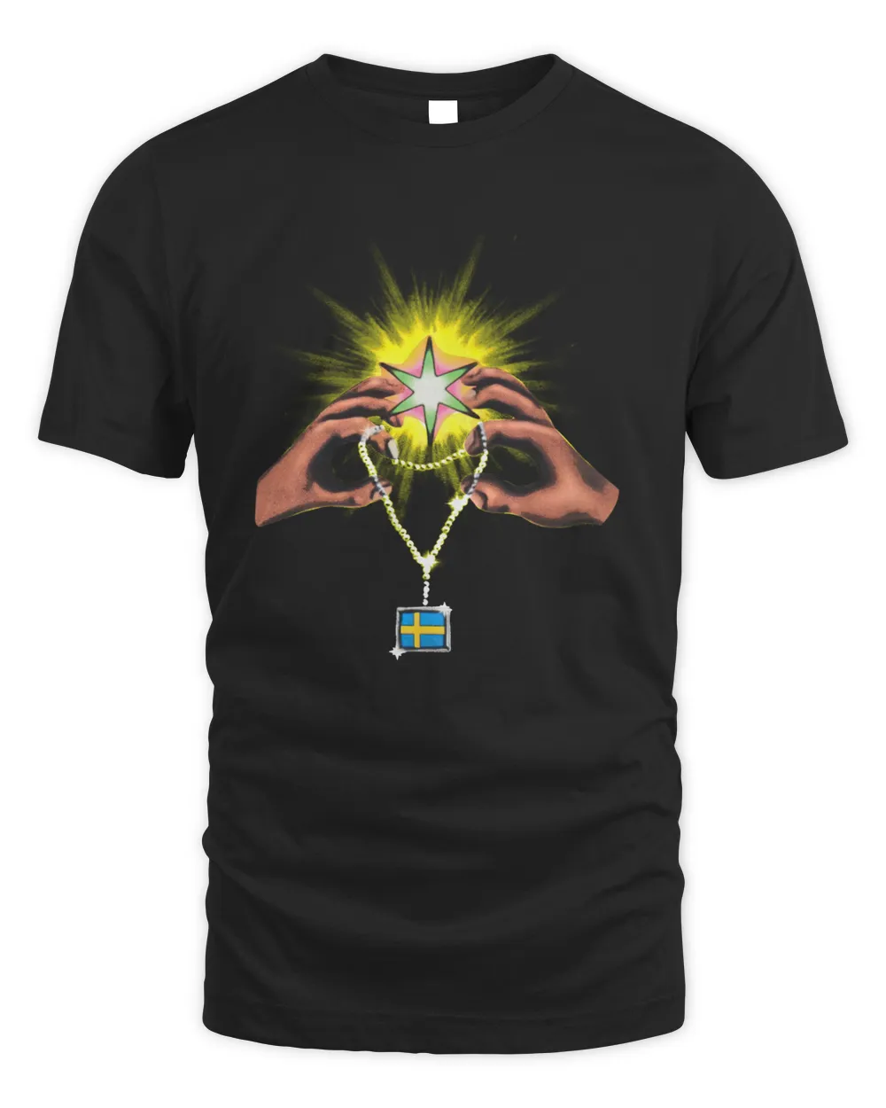 Yung Lean Merch 7 Stars Shirt Unisex Standard T-Shirt black s