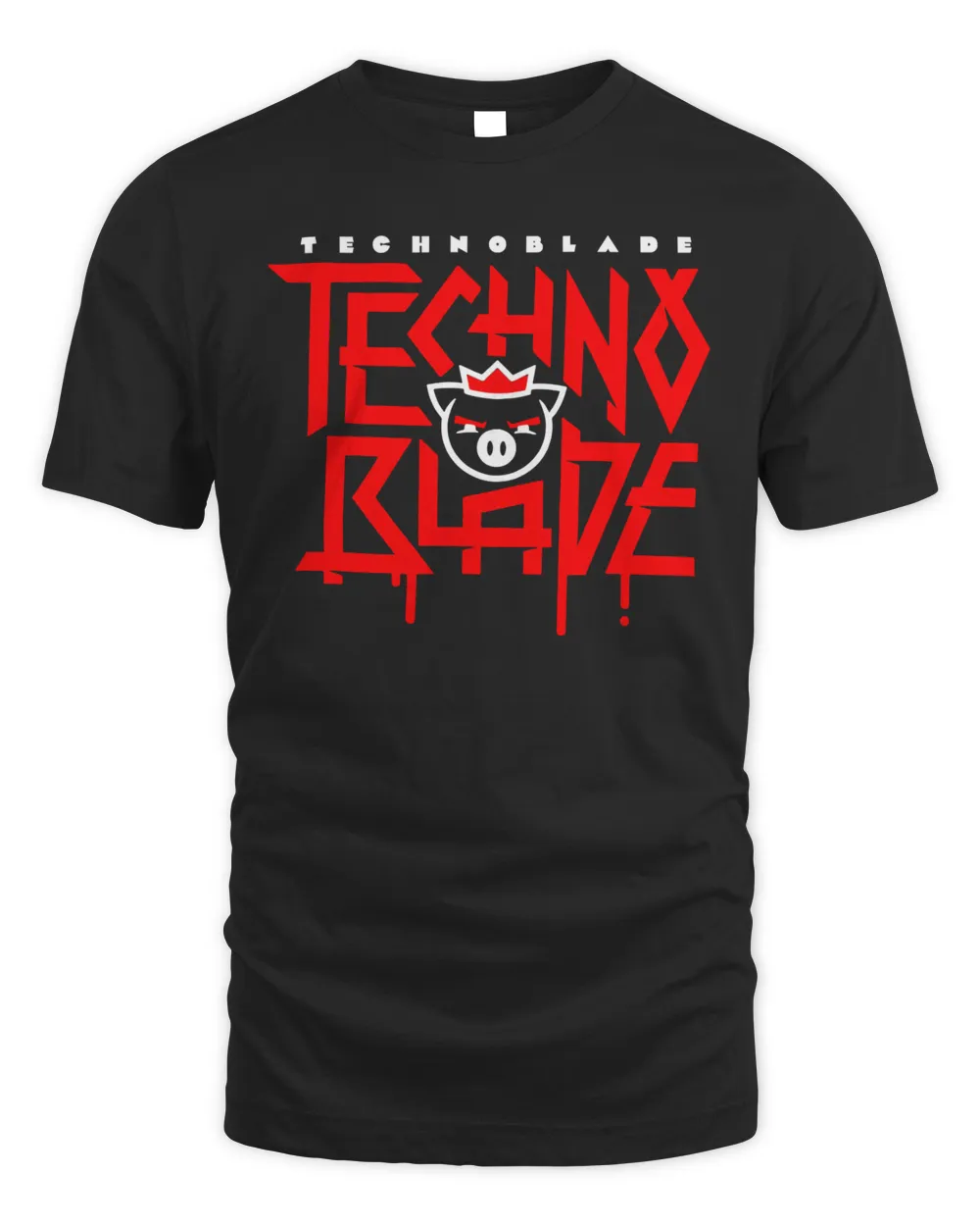 Technoblade Merch Agro T-Shirt Unisex Standard T-Shirt black s