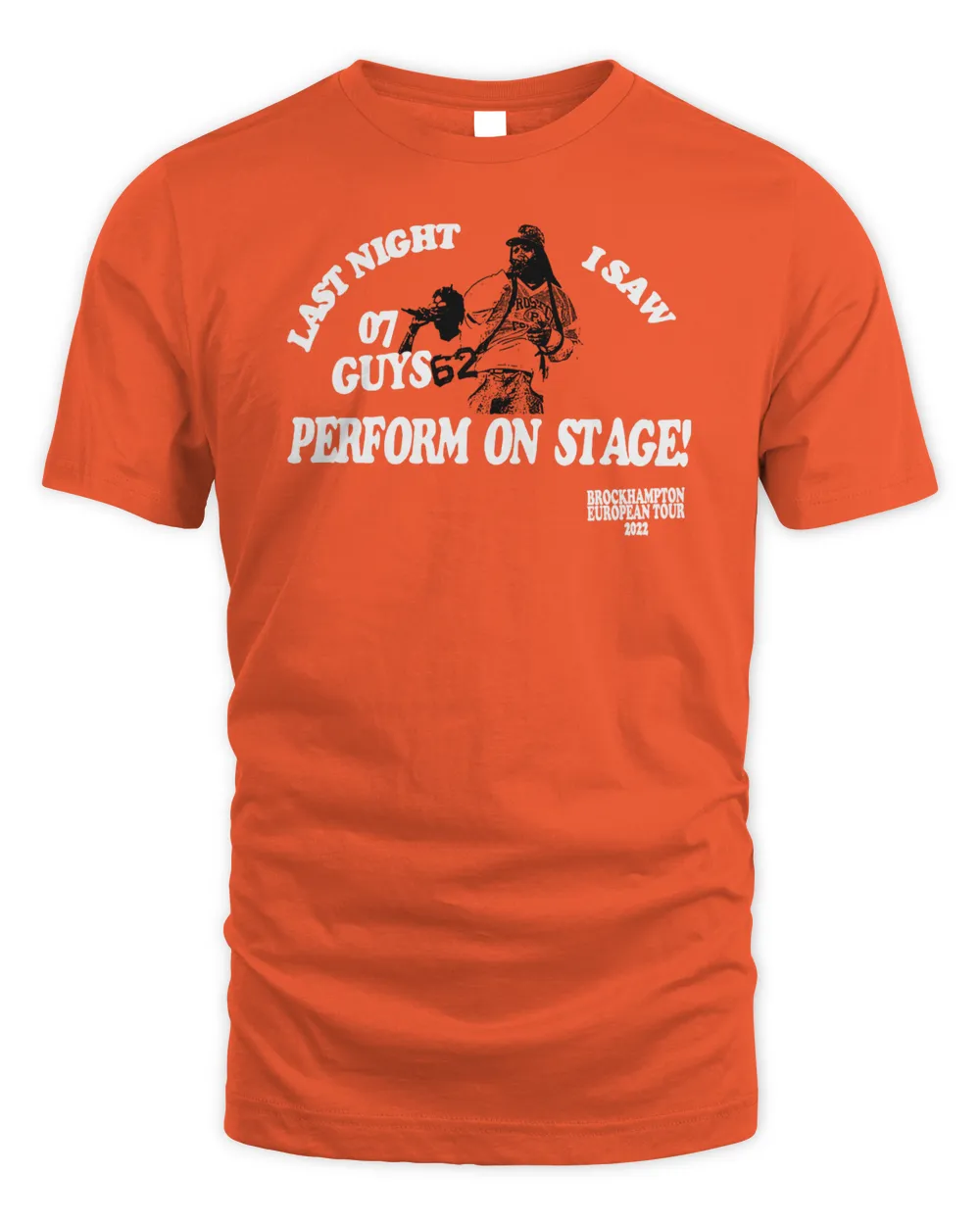 Brockhampton Merch The Last Hoo Rah Shirt Unisex Standard T-Shirt orange s