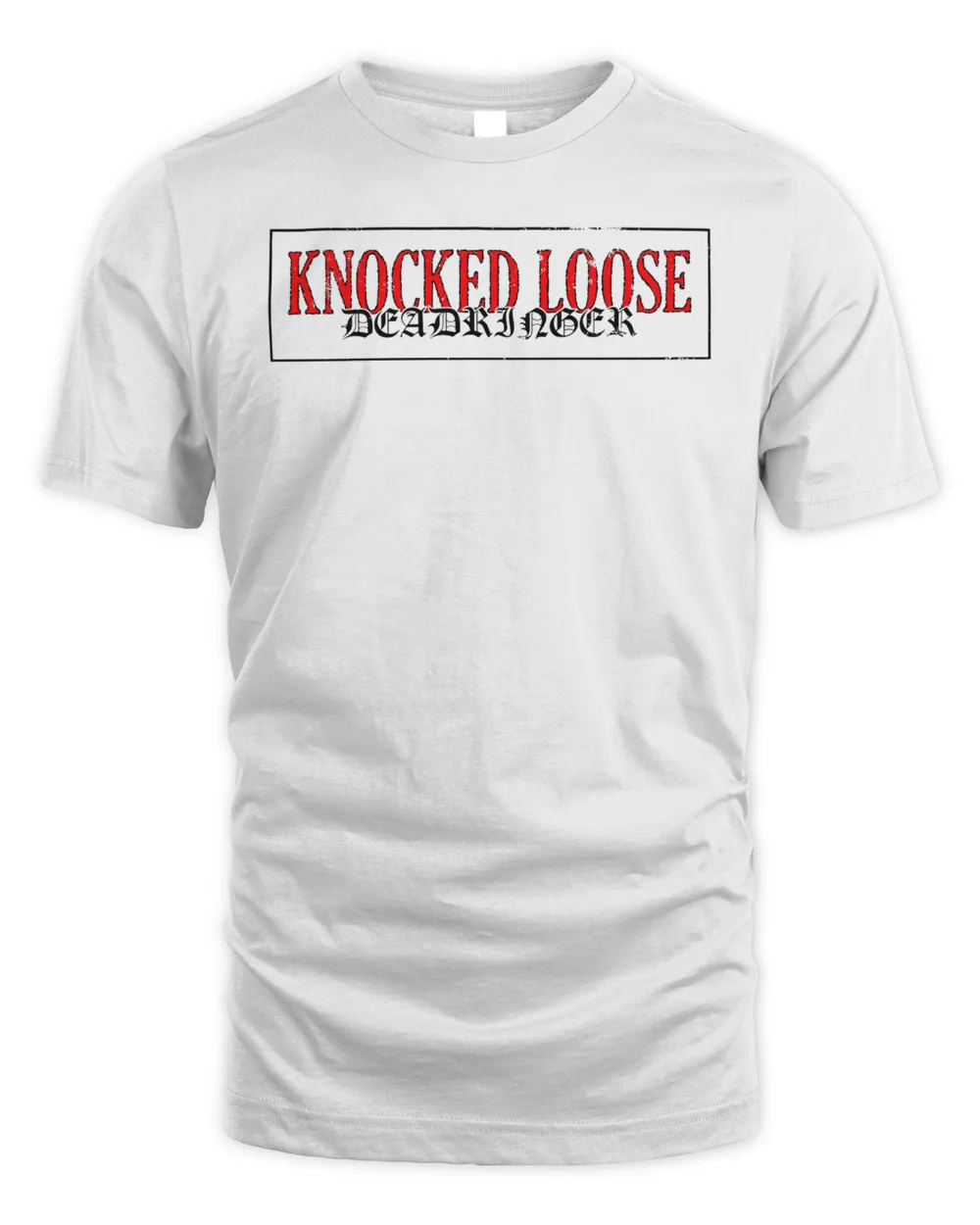 Knocked Loose Merch Dead Ringer Shirt Unisex Standard T-Shirt white s