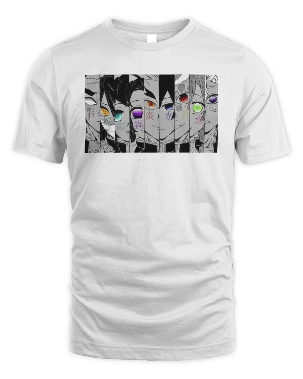 Demon Slayer Merch Hashira Shirt Unisex Standard T-Shirt white s