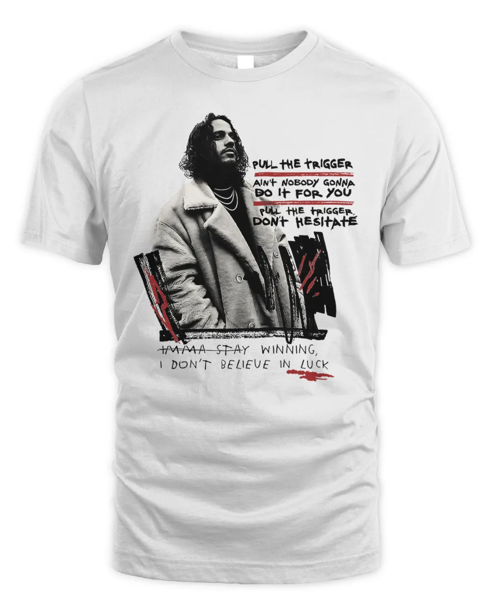 Russ Merch Stay Winning Shirt Unisex Standard T-Shirt white s
