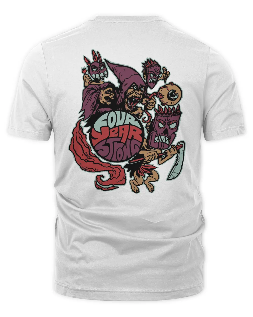 Four Year Strong Merch Warrior Scuba Shirt Unisex Premium T-Shirt white s