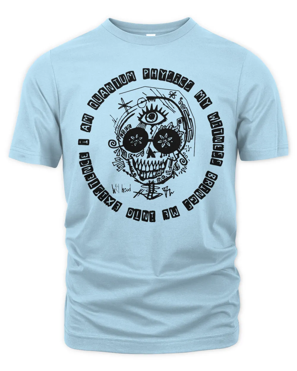 Will Wood Merch I Me Myself Shirt Unisex Premium T-Shirt light-blue s