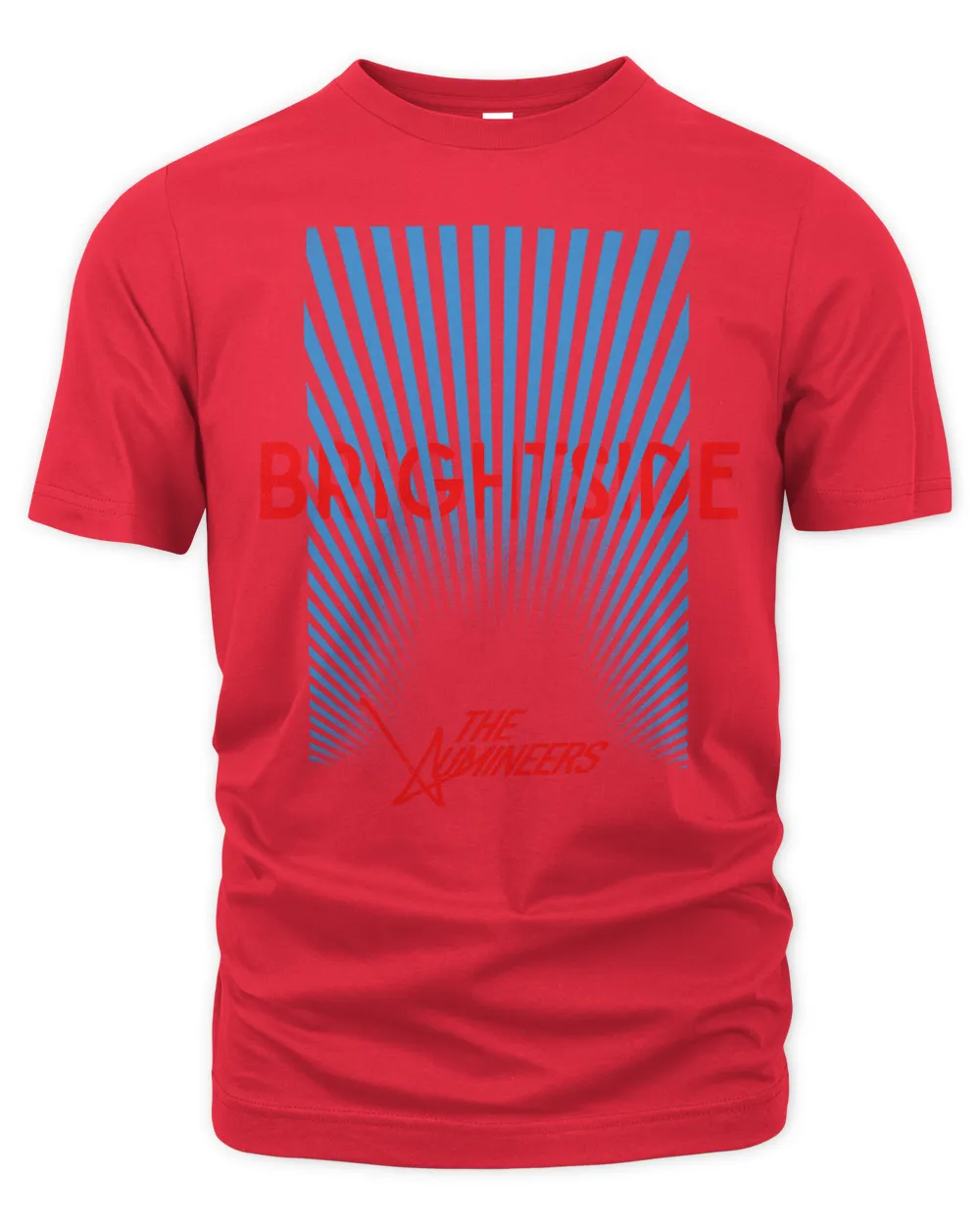 Lumineers Merch Brightside Light Rays Shirt Unisex Premium T-Shirt red s