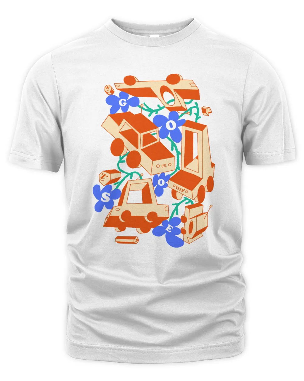 Goose Merch Cars Shirt Unisex Premium T-Shirt white s