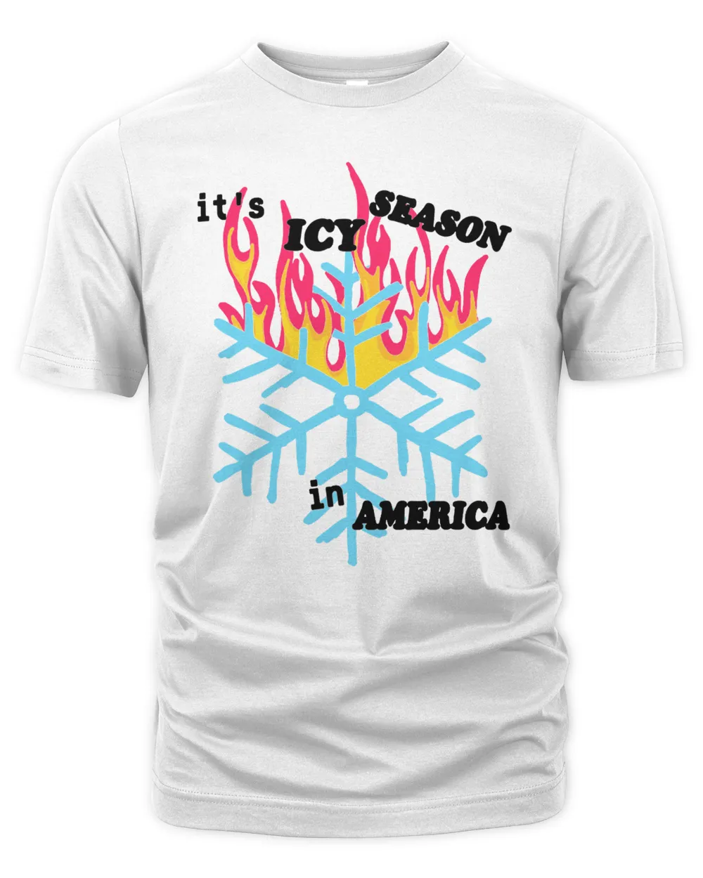 Saweetie Merch Icy Season Shirt Unisex Premium T-Shirt white s