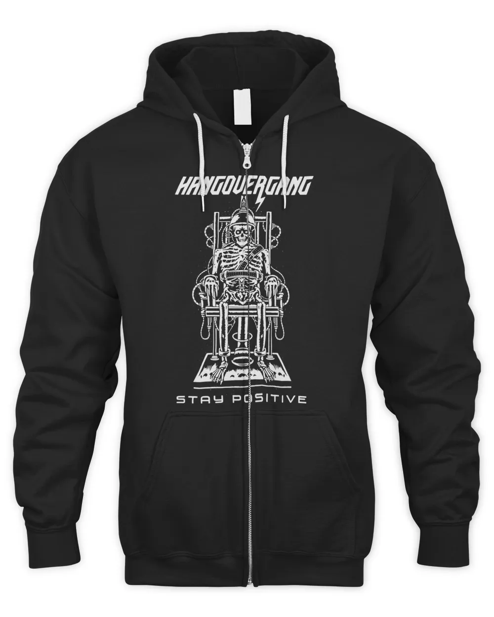 Tom Macdonald Merch Stay Positive Shirt Men's Zip Hoodie black s