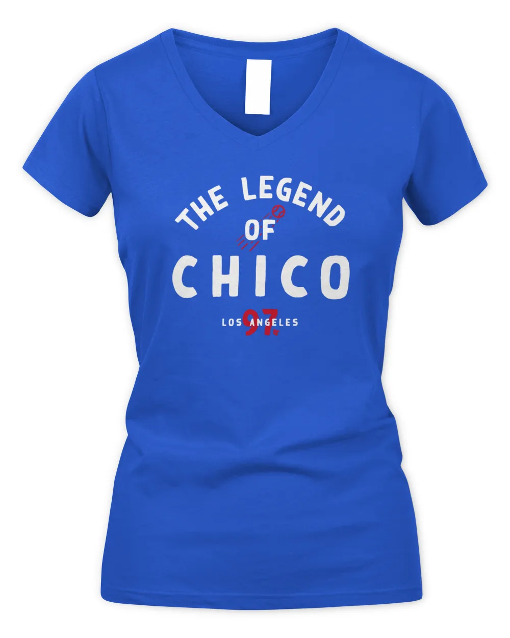 The Legend Of Chico Shirt Women's V-Neck T-Shirt royal s