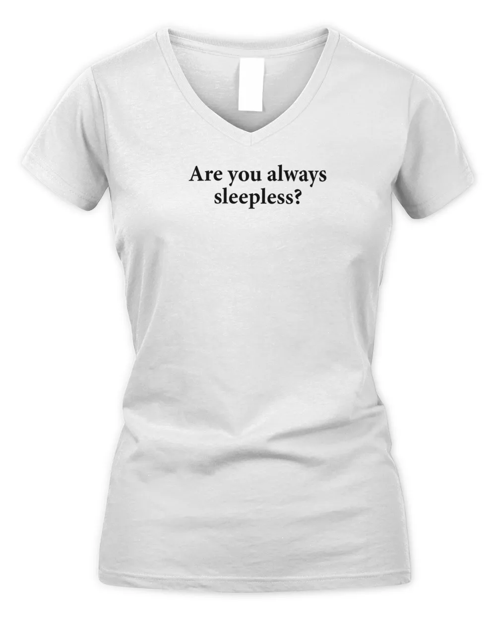 Epik High Merch Sleepless Shirt Women's V-Neck T-Shirt white s