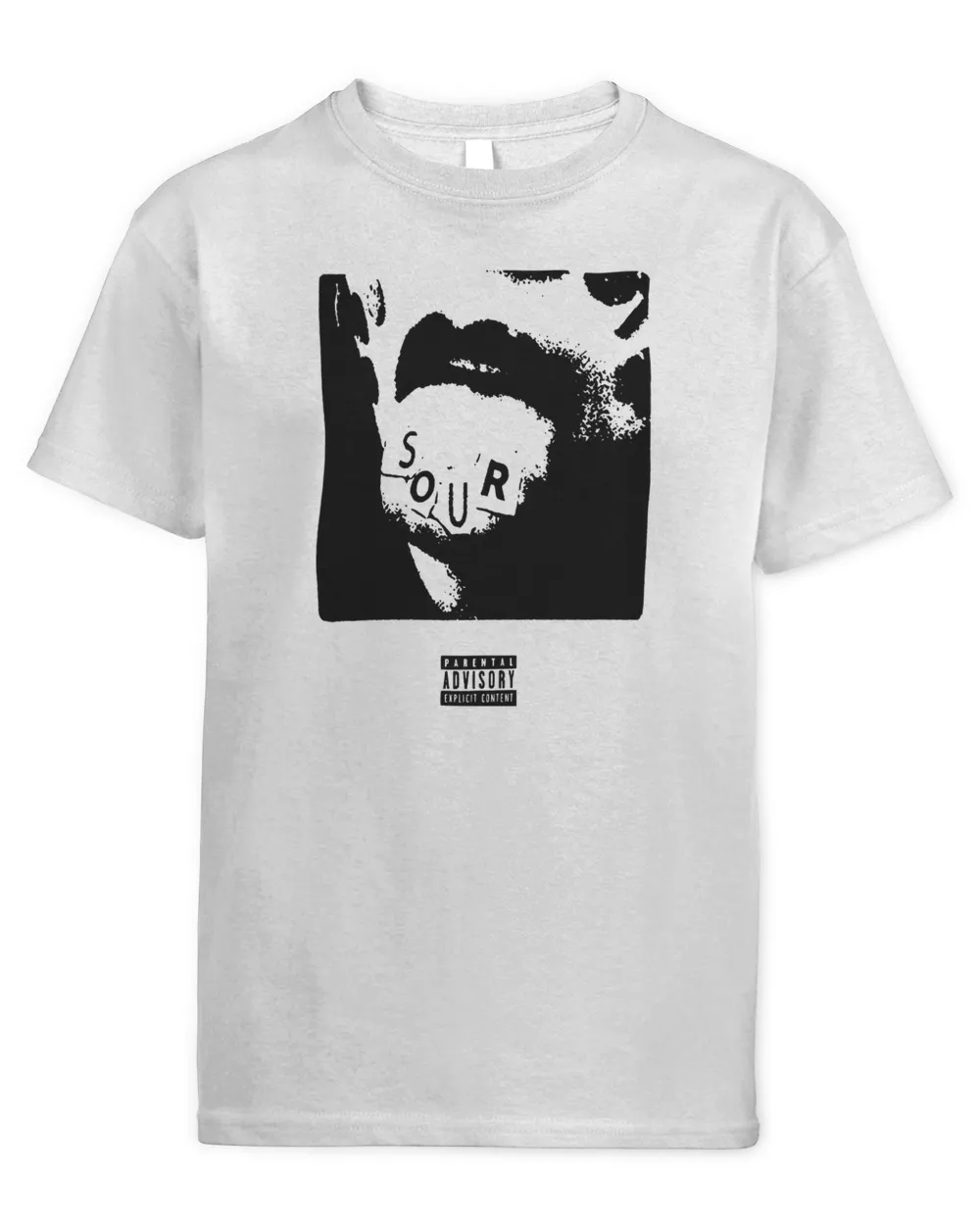Olivia Rodrigo Merch Sour Tracklist Shirt Kids Standard T-Shirt white xs