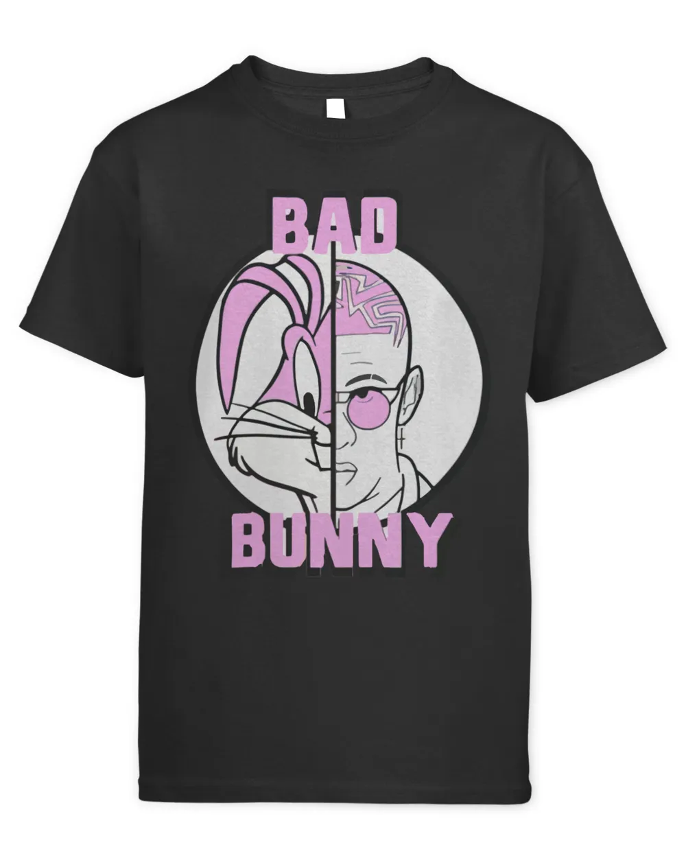 Bad Bunny Merch New Print T-Shirt Kids Standard T-Shirt black xs