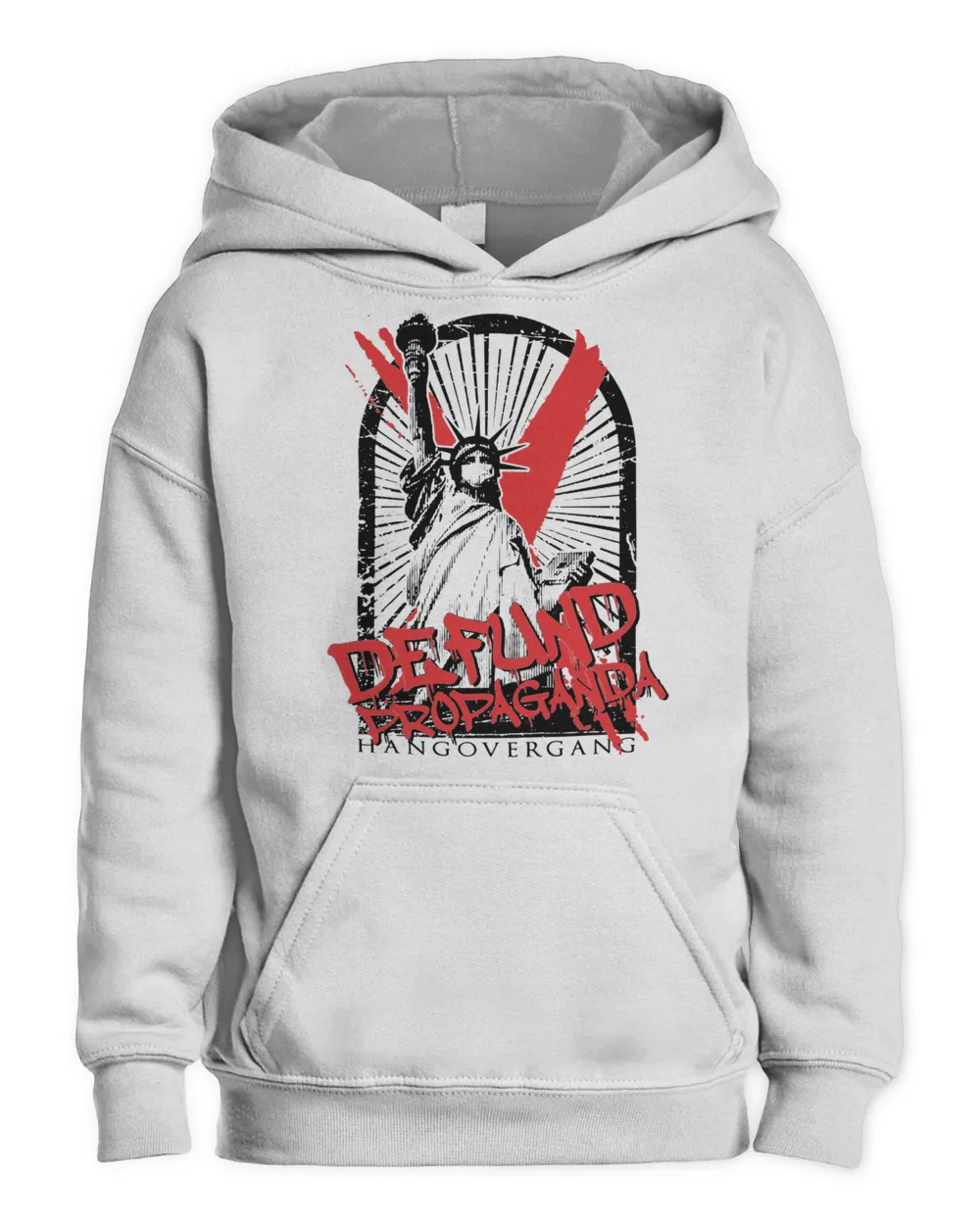 Tom Macdonald Merch Defund Propaganda Shirt Kids Pullover Hoodie white xs