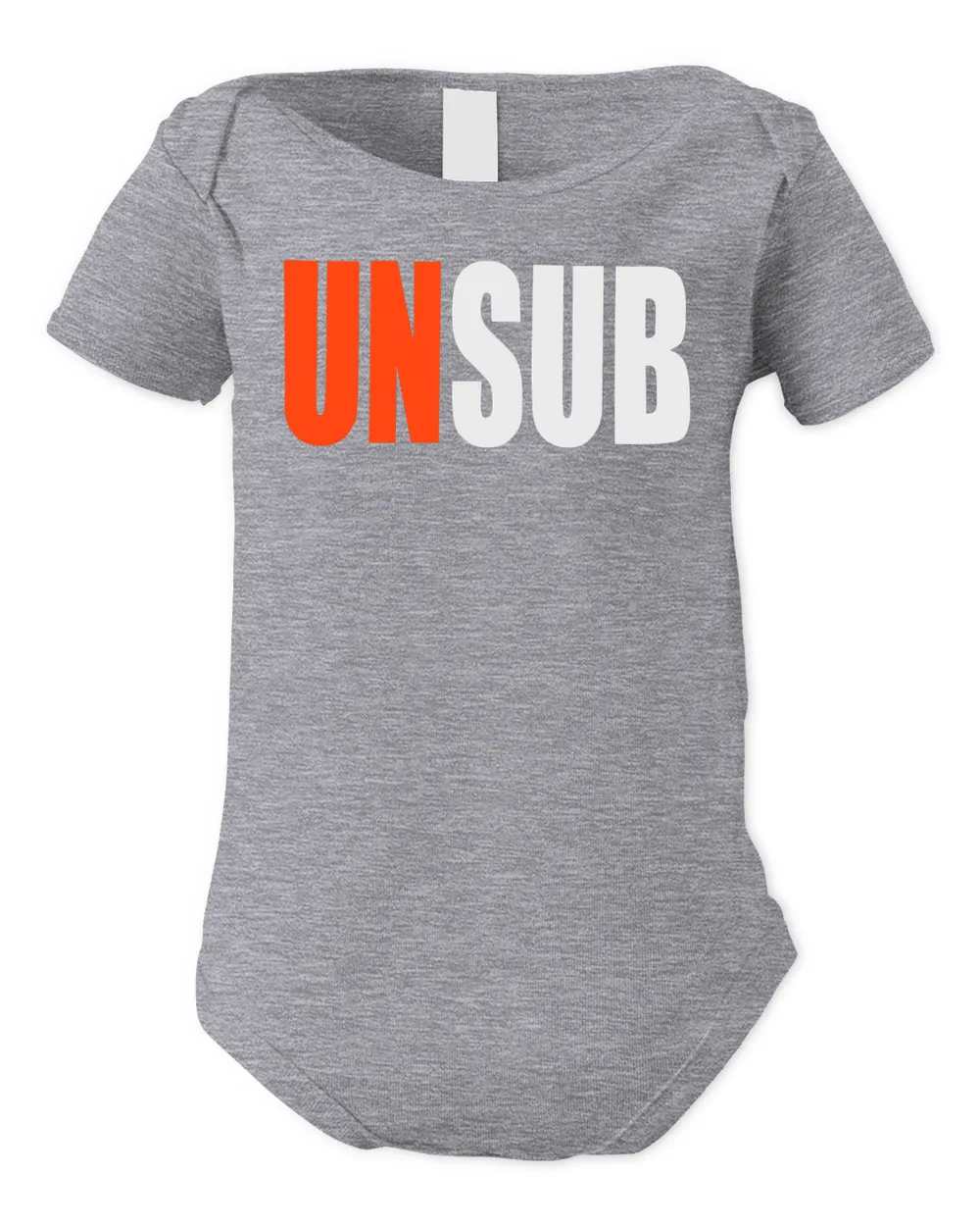 Criminal Minds Merch Unsub Shirt Infant Short Sleeve Bodysuit sport-grey 3m