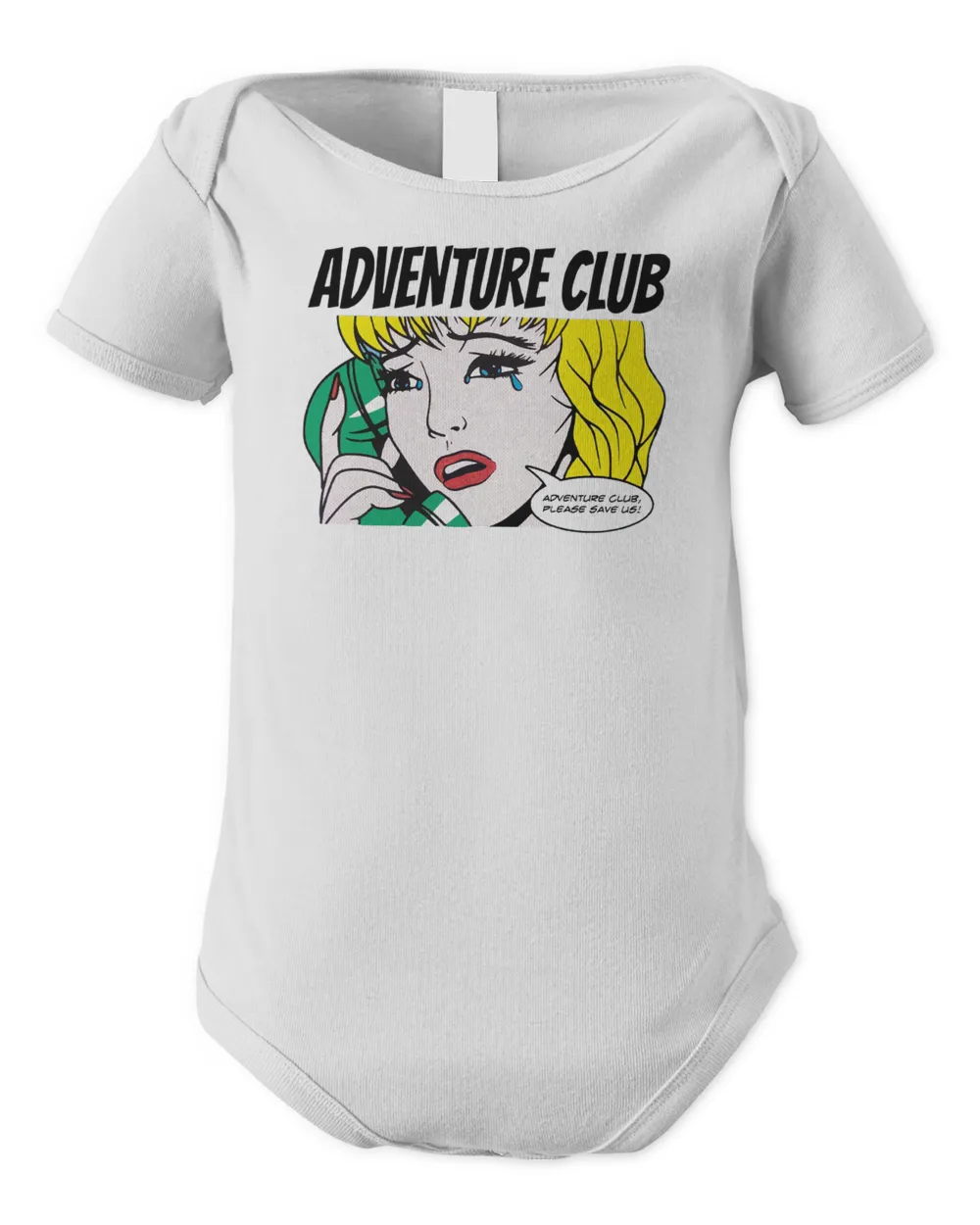 Adventure Club Merch Girl Shirt Infant Short Sleeve Bodysuit white 3m
