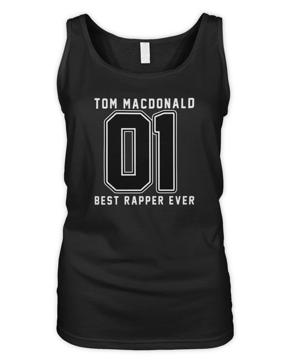 Tom Macdonald Merch Best Rapper Ever Shirt Women's Tank Top black s