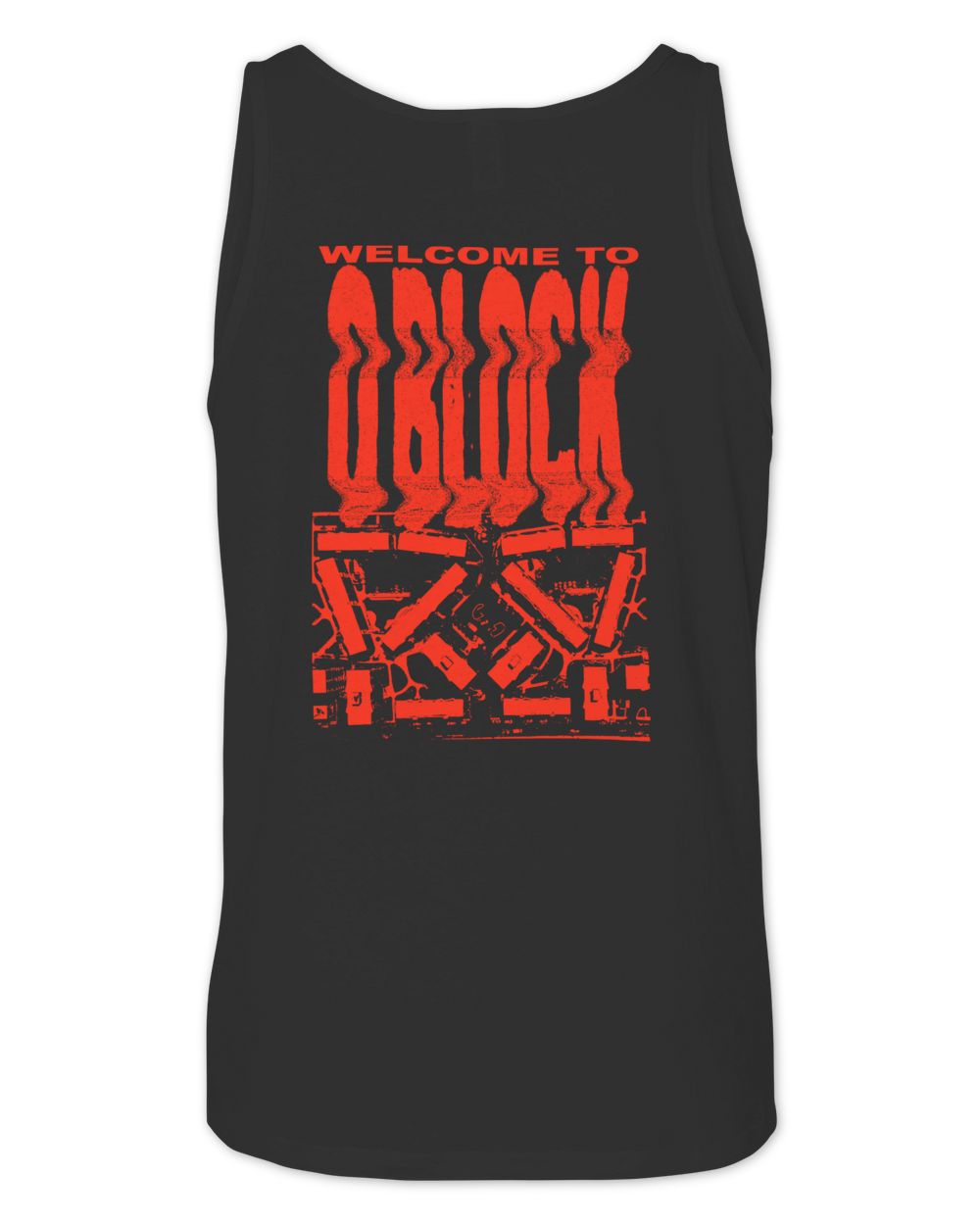 King Von Merch Welcome To O Block T-Shirt Unisex Jersey Tank black xs