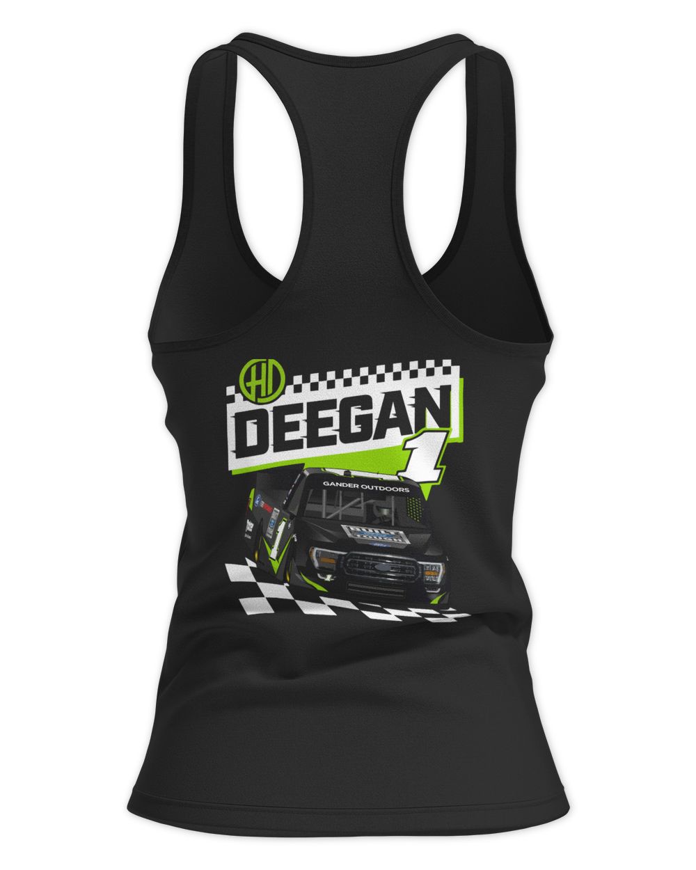 Hailie Deegan Merch Ford Truck Shirt Women's Ideal Racerback Tank black xs