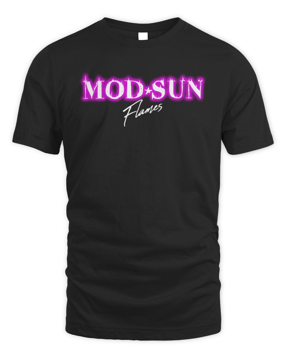 Mod Sun Merch Flames T-Shirt Unisex Standard T-Shirt black s