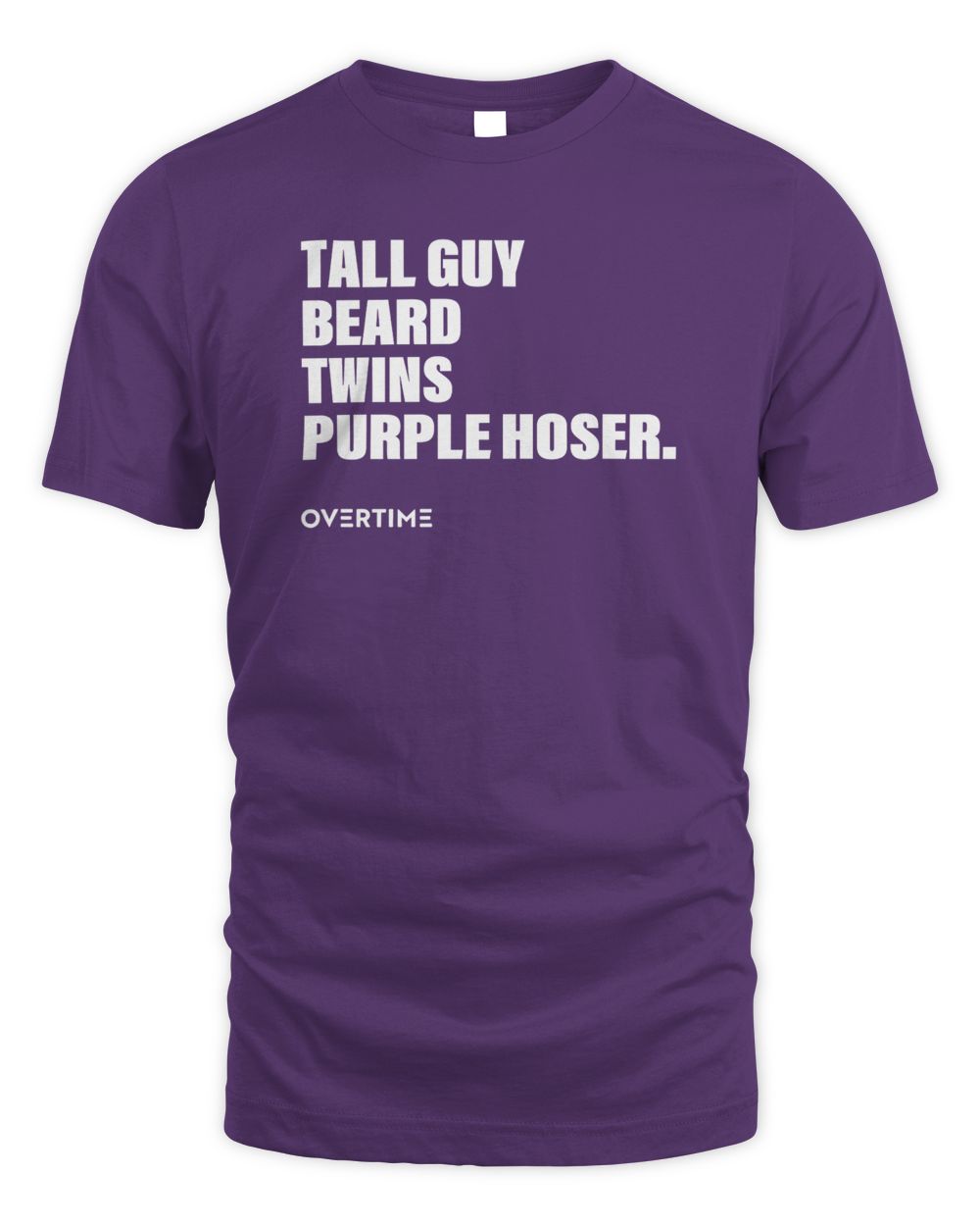 Dude Perfect Merch Overtime Shirt Unisex Standard T-Shirt purple s