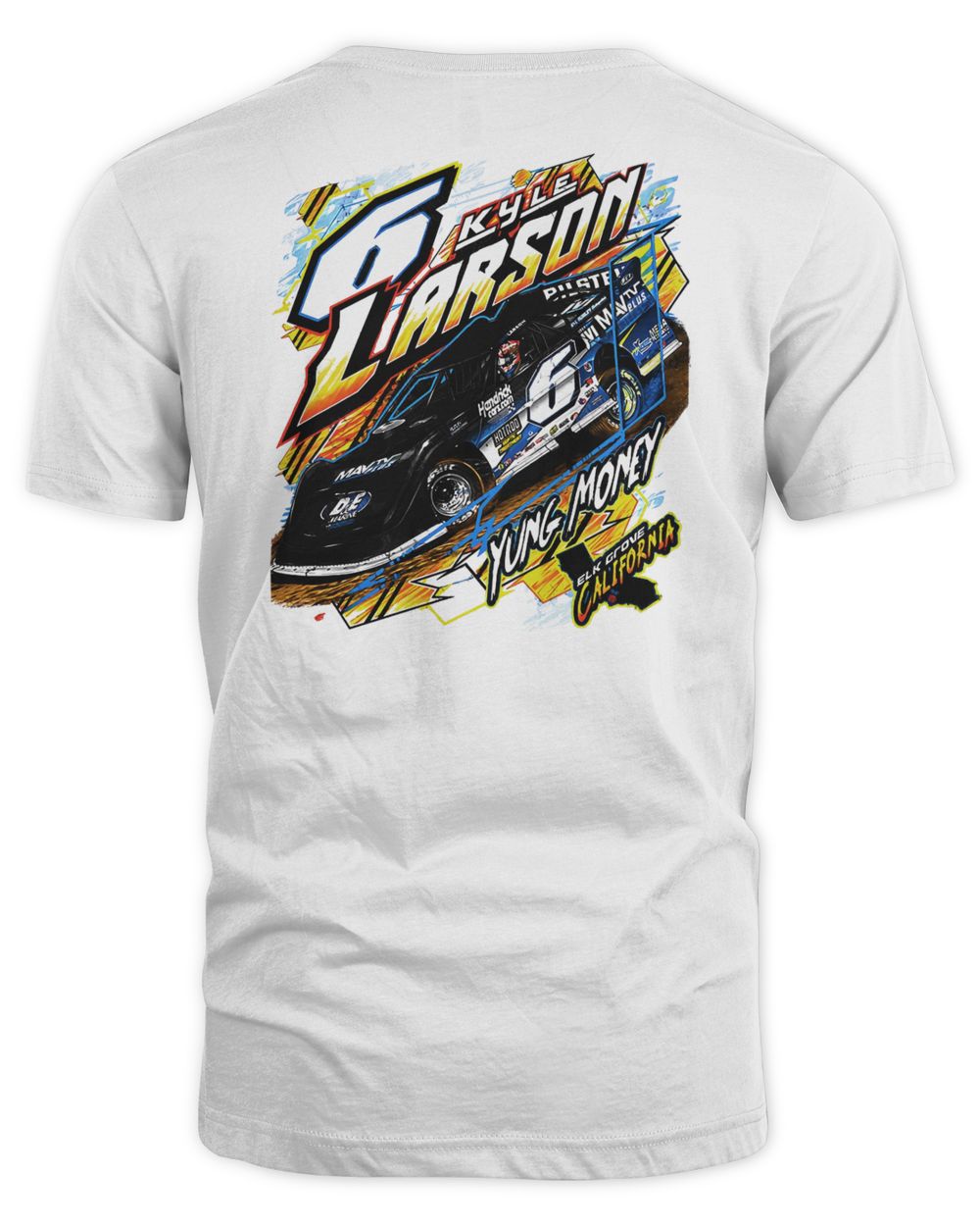 Kyle Larson Merch Fall Late Model Shirt Unisex Standard T-Shirt white s