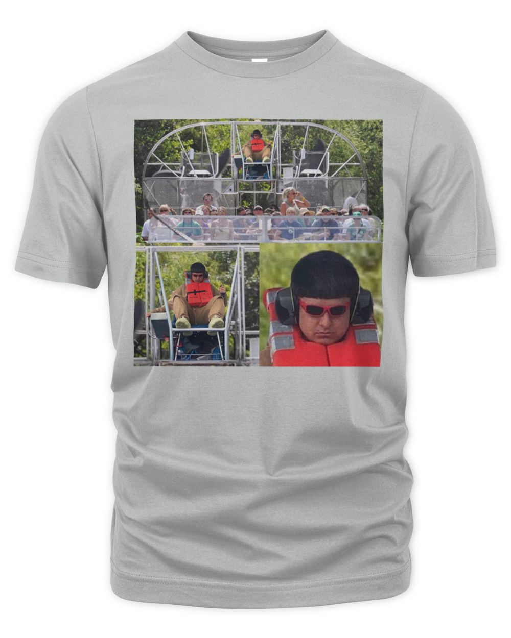 Oliver Tree Merch Florida Swamp Meme Shirt Unisex Premium T-Shirt silver 
