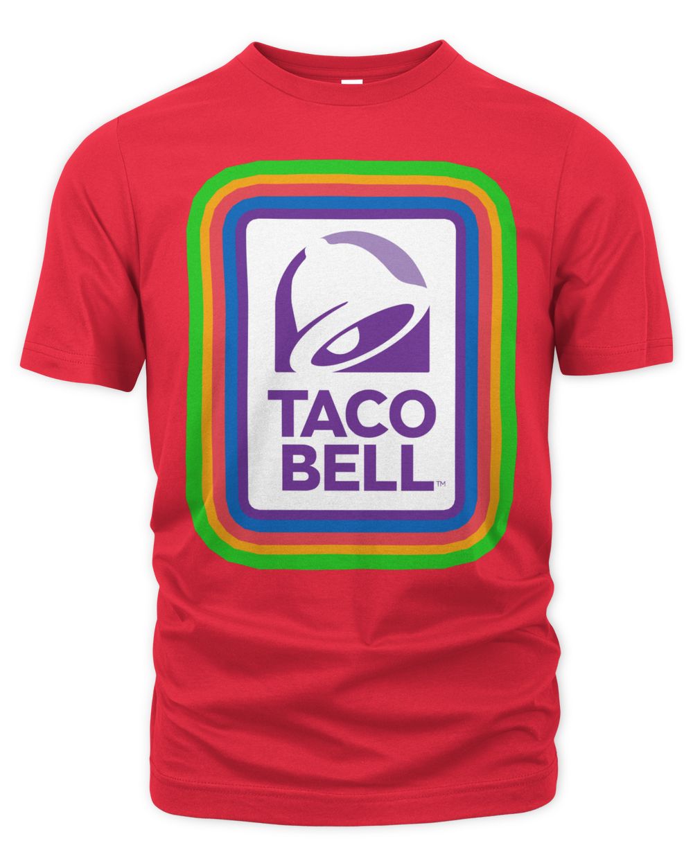 Taco Bell Merch Sign Shirt Unisex Premium T-Shirt red 