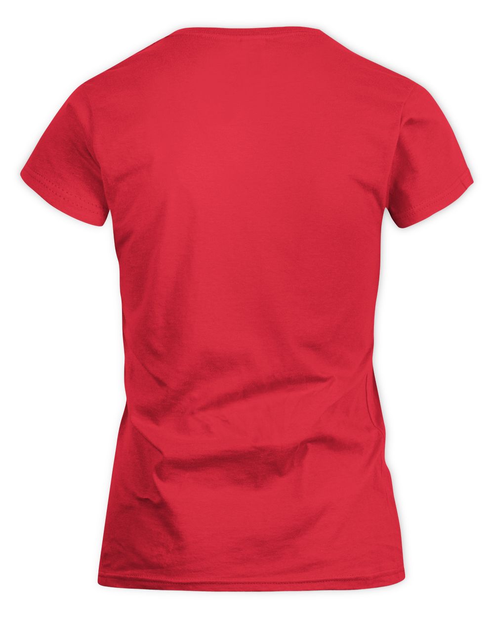 Criminal Minds Merch Bau Logo Classic Shirt Women's Soft Style Fitted T-Shirt red 