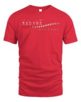 Red Vox Merch Visions Album Shirt Unisex Standard T-Shirt red 