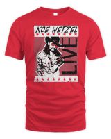 Koe Wetzel Merch Koe Live Shirt Unisex Standard T-Shirt red 