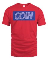 Coin Merch Coin Ringer Shirt Unisex Standard T-Shirt red 
