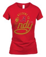 Alabama Crimson Tide Playoff National Championship 2022 Shirt Women's Soft Style Fitted T-Shirt red 