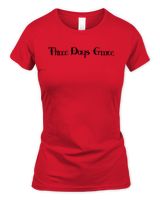 Three Days Grace Merch Explosions T-Shirt Women's Soft Style Fitted T-Shirt red 