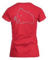Wooli Merch Logo Shirt Women's Soft Style Fitted T-Shirt red 