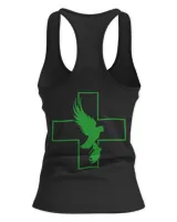 Hollywood Undead Merch D&G Leaf Shirt Women's Ideal Racerback Tank black xs