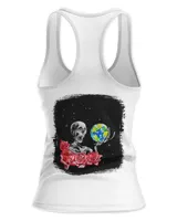 Grateful Dead Merch Dark Star Shirt Women's Ideal Racerback Tank white xs