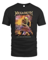 Megadeth Merch Peace Sells Vintage Shirt Unisex Standard T-Shirt black s
