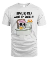 Buzzfeed Unsolved Merch The Good Advice Cupcake No Idea What Im Doing Shirt Unisex Standard T-Shirt white s