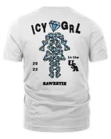 Saweetie Merch Icy Season Shirt Unisex Premium T-Shirt white s
