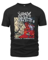 Napalm Death Merch Harmony Corruption Shirt Unisex Premium T-Shirt black s
