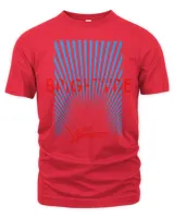 Lumineers Merch Brightside Light Rays Shirt Unisex Premium T-Shirt red s