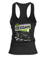 Hailie Deegan Merch Ford Truck Shirt Women's Ideal Racerback Tank black xs